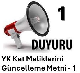 Yönetim duyurusu 1 indir